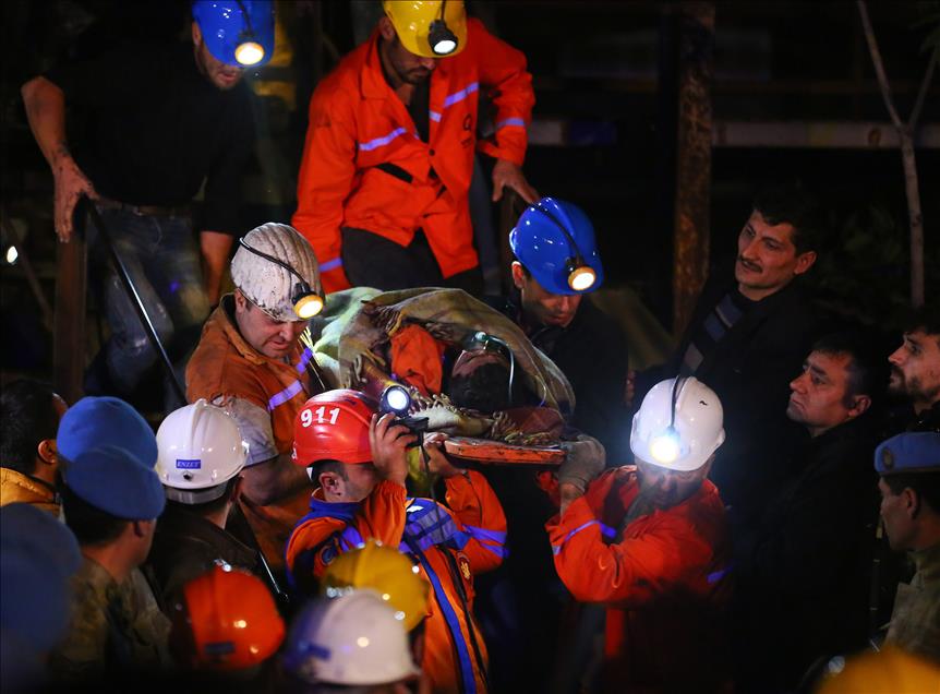 Soma'da maden ocağındaki yangın
