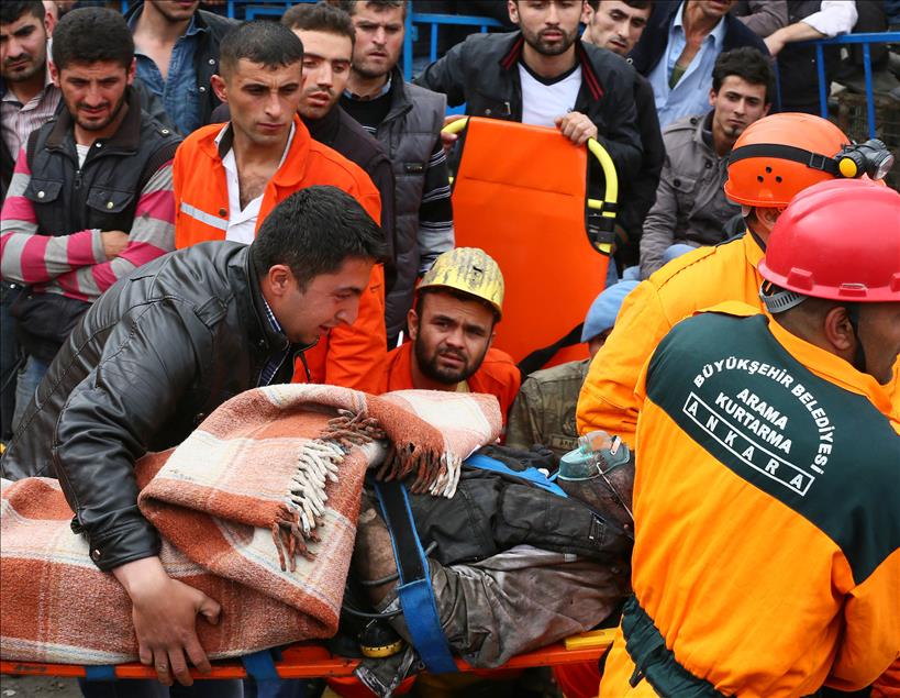 Soma'da kurtarma çalışmaları sürüyor