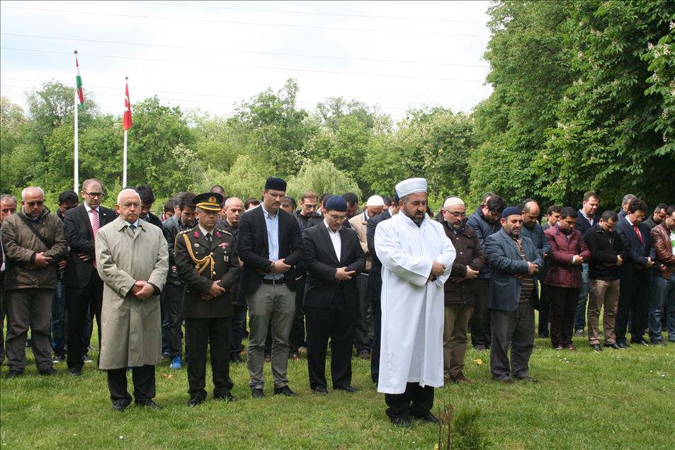 Budapeşte'de, Soma'daki maden kazasında hayatını kaybeden işçiler için gıyabi cenaze namazı kılındı