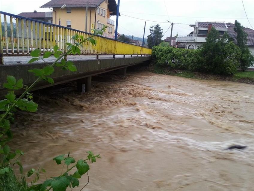 Bosna Hersek'te ve Sırbistan'da seller