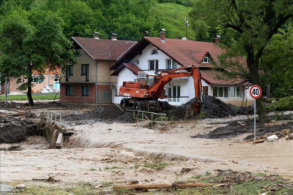 Bosna Hersek'teki sel felaketi