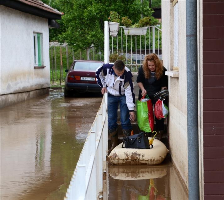 Bosna Hersek'teki sel felaketi