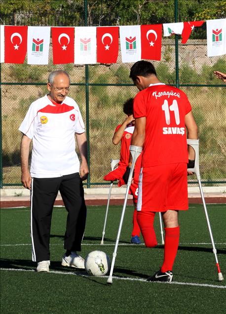 CHP GENEL BASKANI KILICDAROGLU, MAC YAPTI
