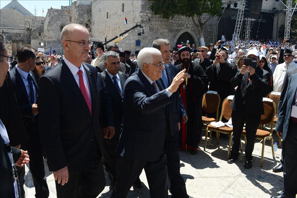 Papa Franciscus, Filistin'de