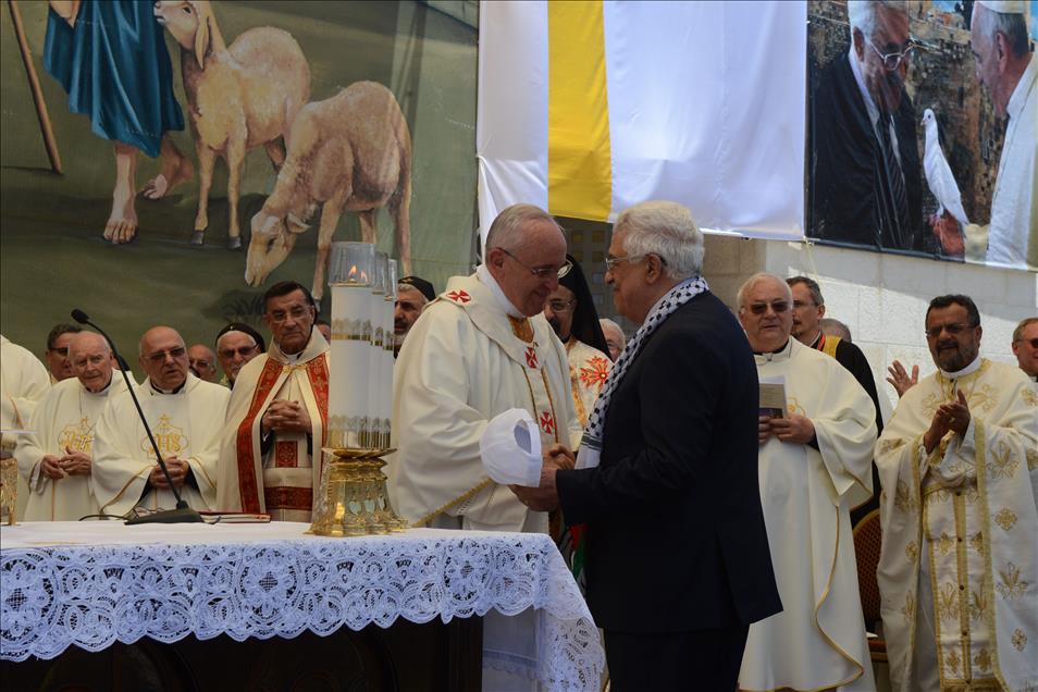 Papa Franciscus, Filistin'de