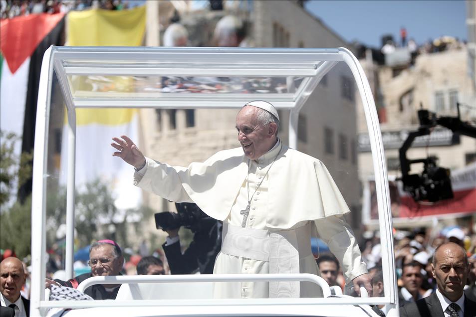 Papa Franciscus, Filistin'de