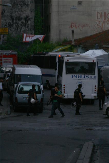 Okmeydanı'nda polis operasyonu