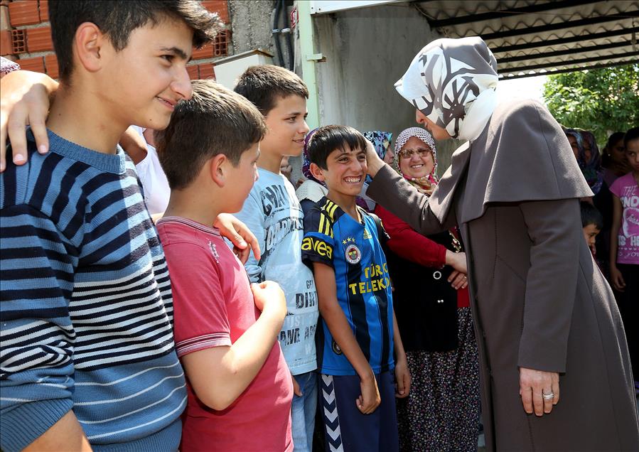 Cumhurbaşkanı Gül'ün eşi Hayrünnisa Gül Soma'da