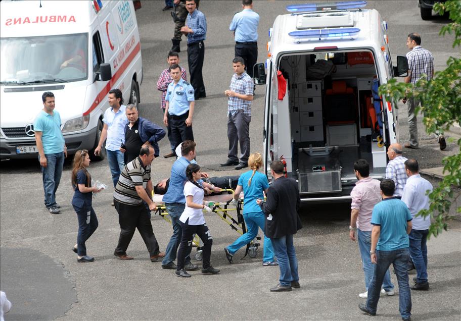 Kahramanmaras Emniyet Mudurlugunde Patlama Anadolu Ajansi