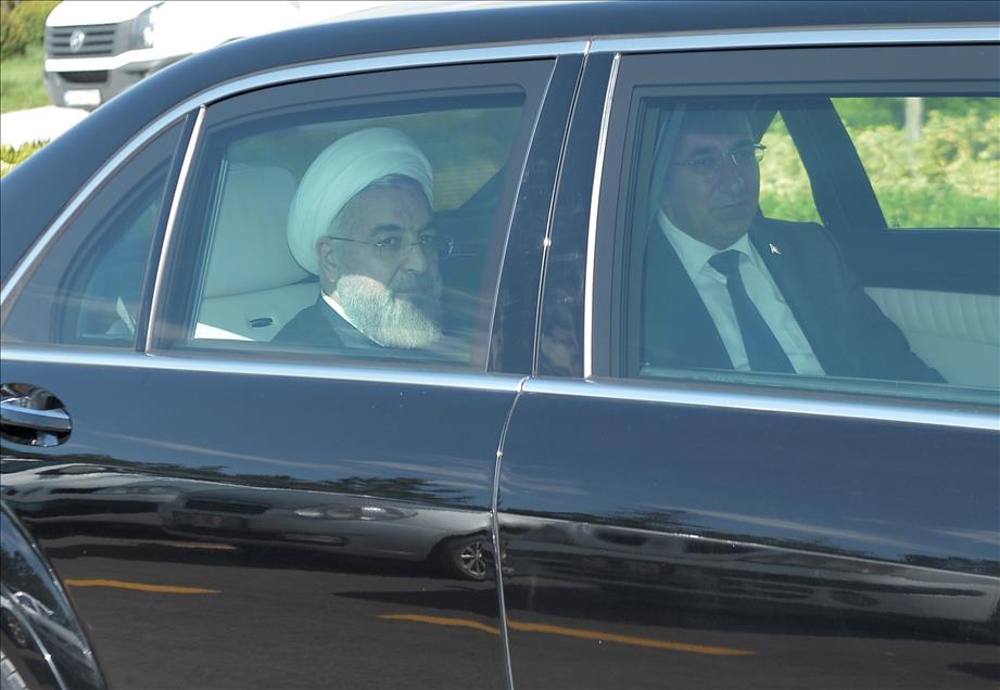 İran Cumhurbaşkanı Ruhani Ankara’ya geldi