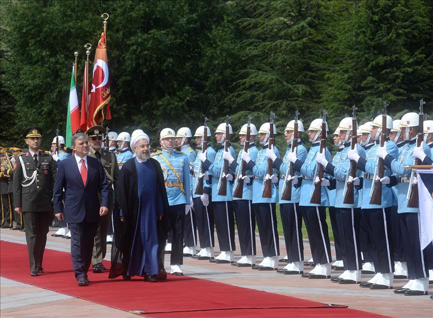 İran Cumhurbaşkanı Ruhani Ankara'da