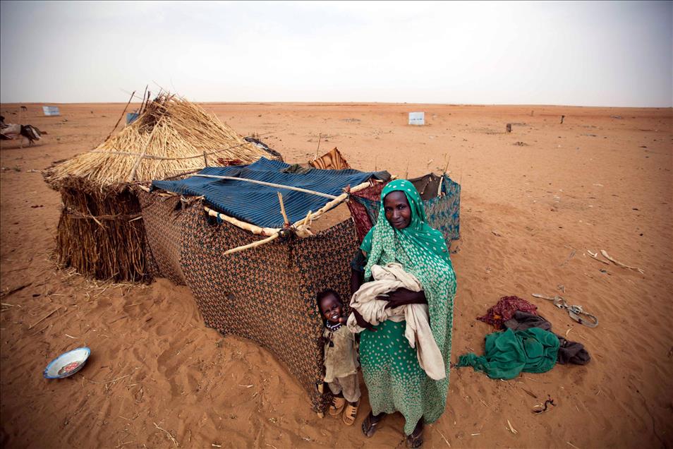 Zam Zam refugee camp in Darfur