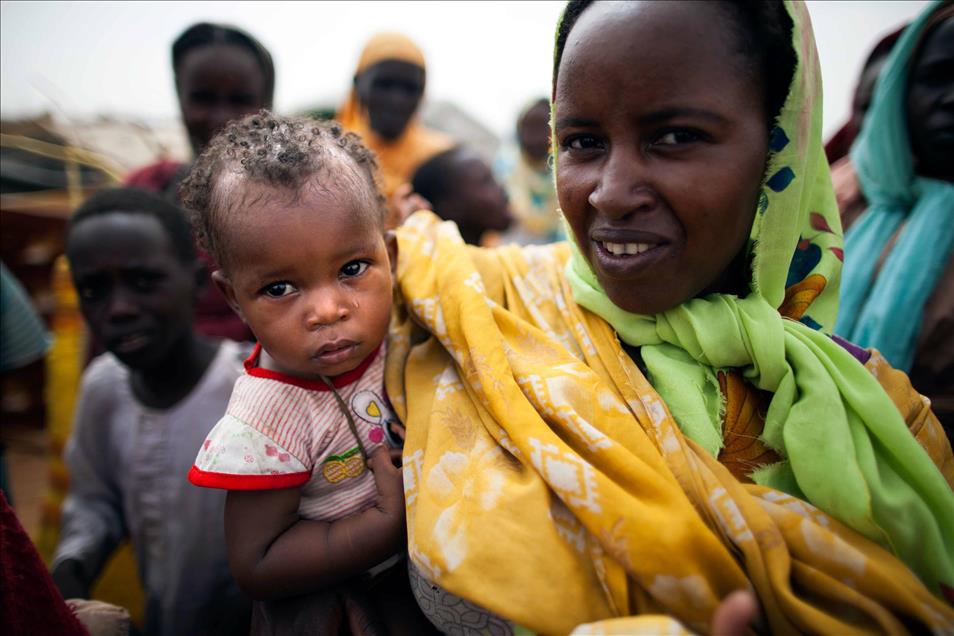 Zam Zam refugee camp in Darfur