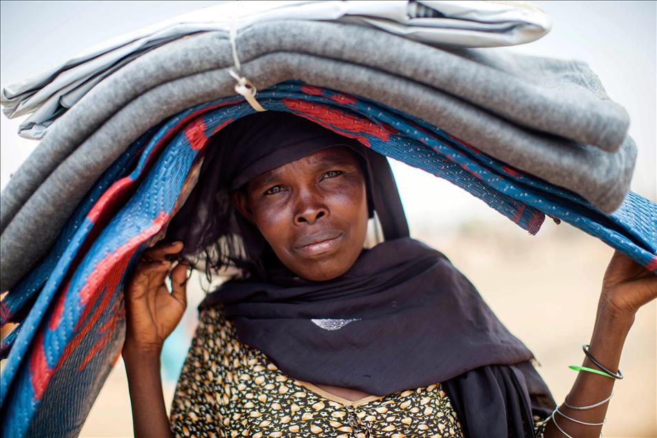 Zam Zam refugee camp in Darfur