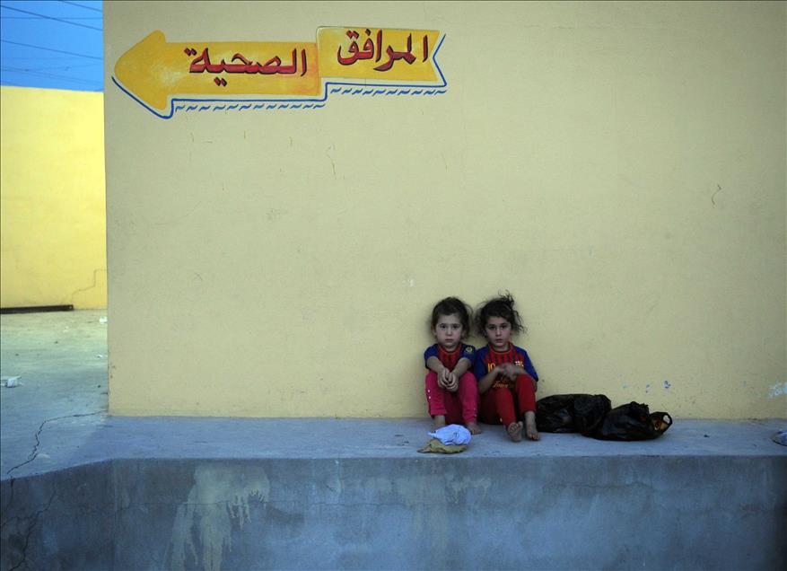 Fleeing to Sinjar, Iraq