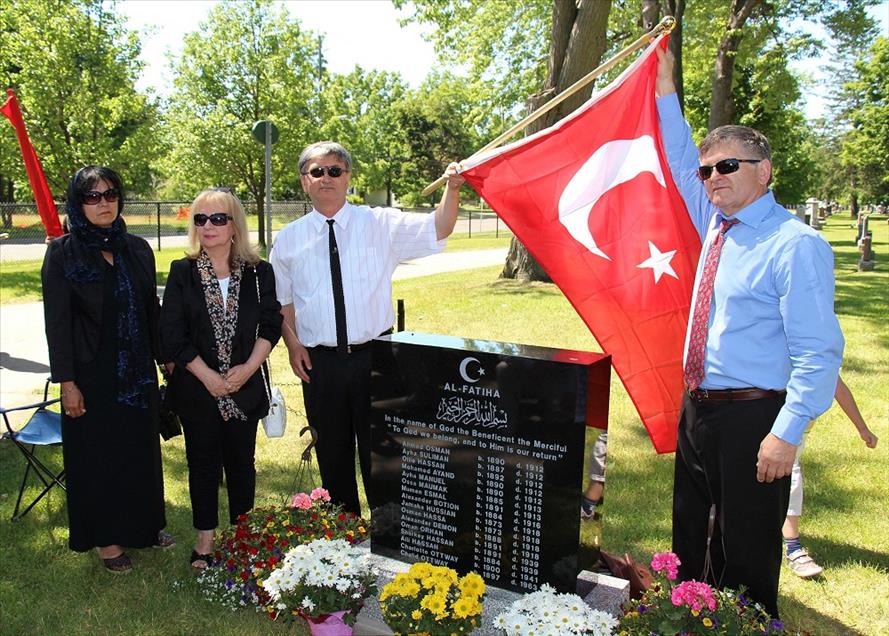 Kanada'nın ilk Türk ve Müslüman mezarlığı ihya edildi