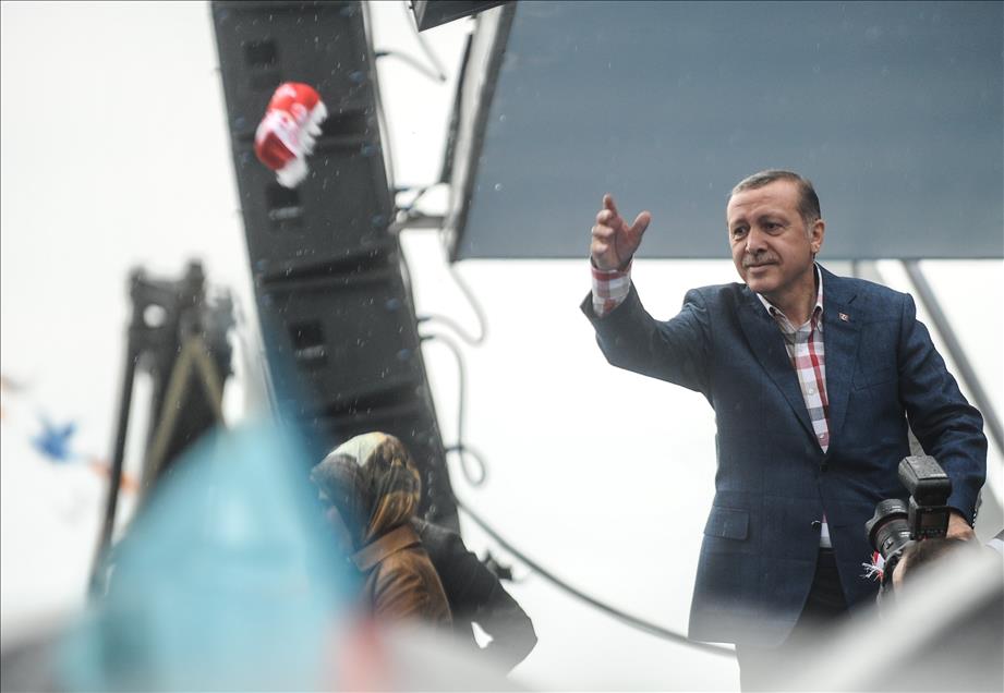 Cumhurbaşkanı Adayı ve Başbakan Erdoğan Samsun'da