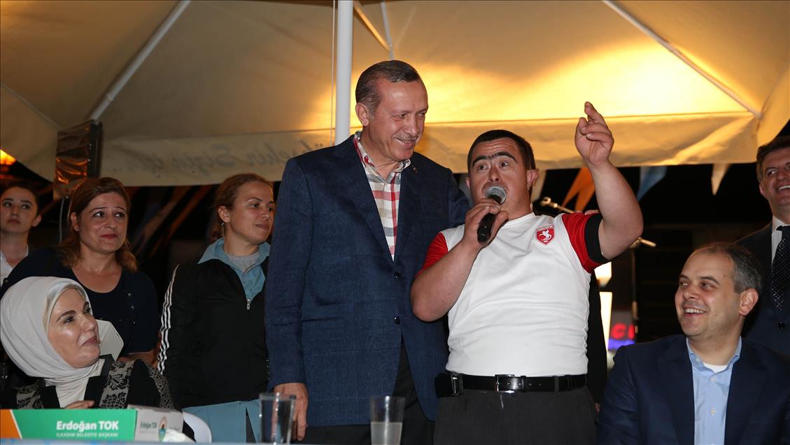 Cumhurbaşkanı adayı ve Başbakan Erdoğan Samsun'da
