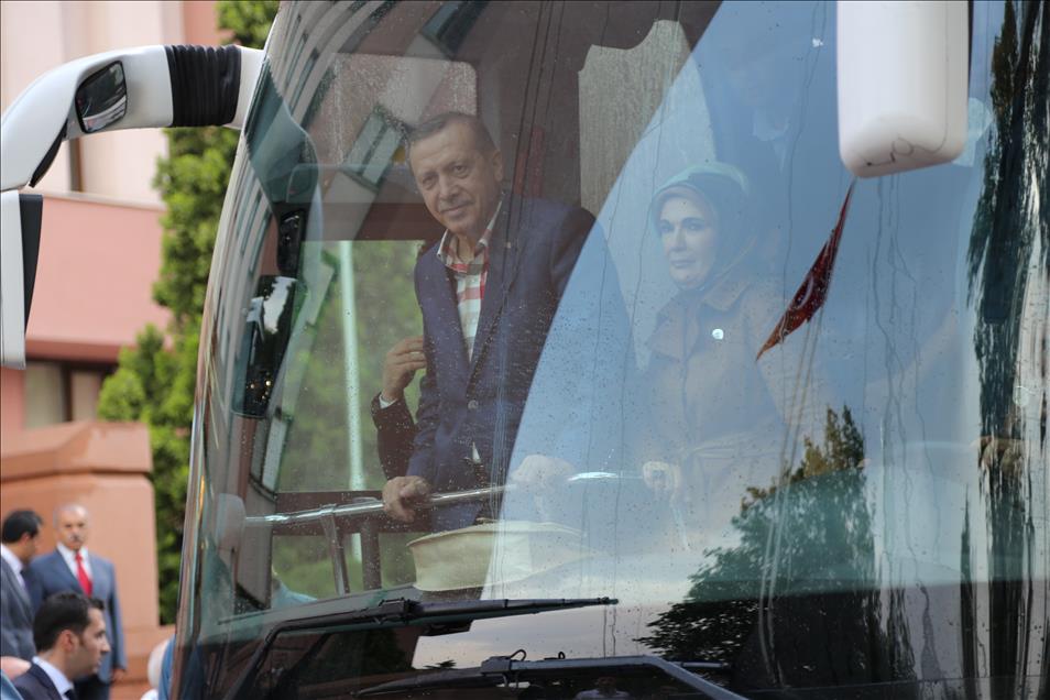 Cumhurbaşkanı Adayı ve Başbakan Erdoğan Samsun'da