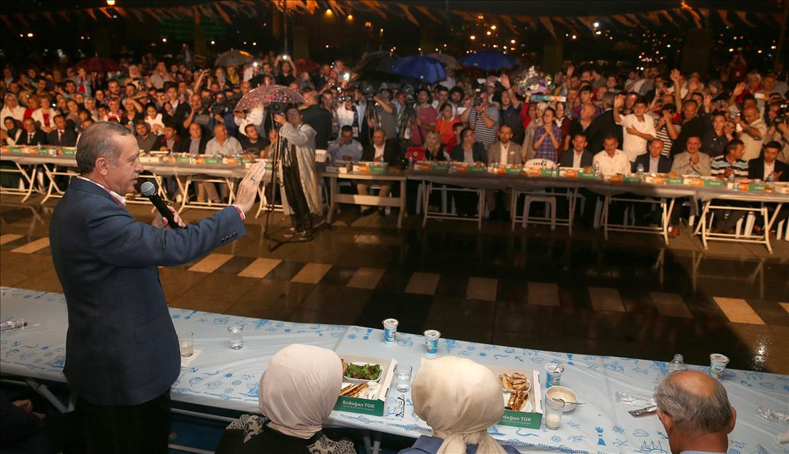 Cumhurbaşkanı adayı ve Başbakan Erdoğan Samsun'da