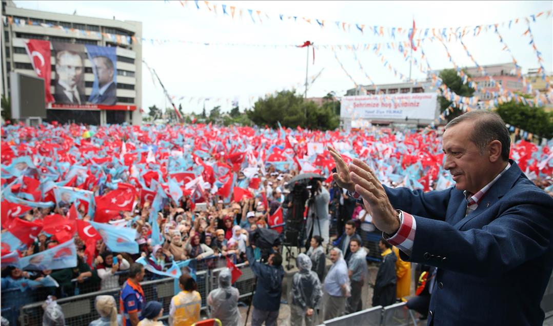 Cumhurbaşkanı adayı ve Başbakan Erdoğan