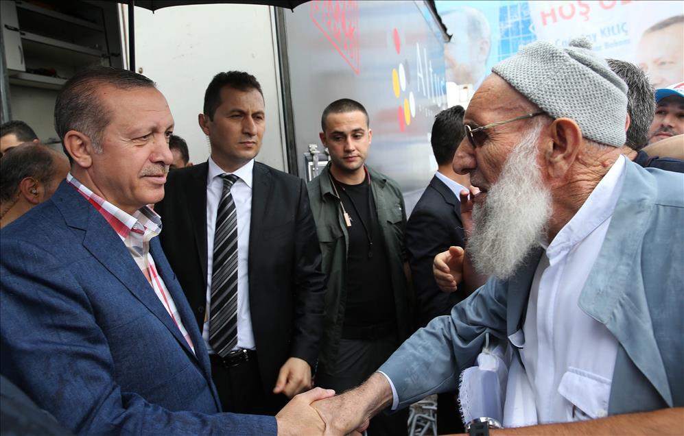 Cumhurbaşkanı Adayı ve Başbakan Erdoğan Samsun'da