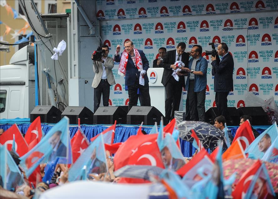 Cumhurbaşkanı Adayı ve Başbakan Erdoğan Samsun'da
