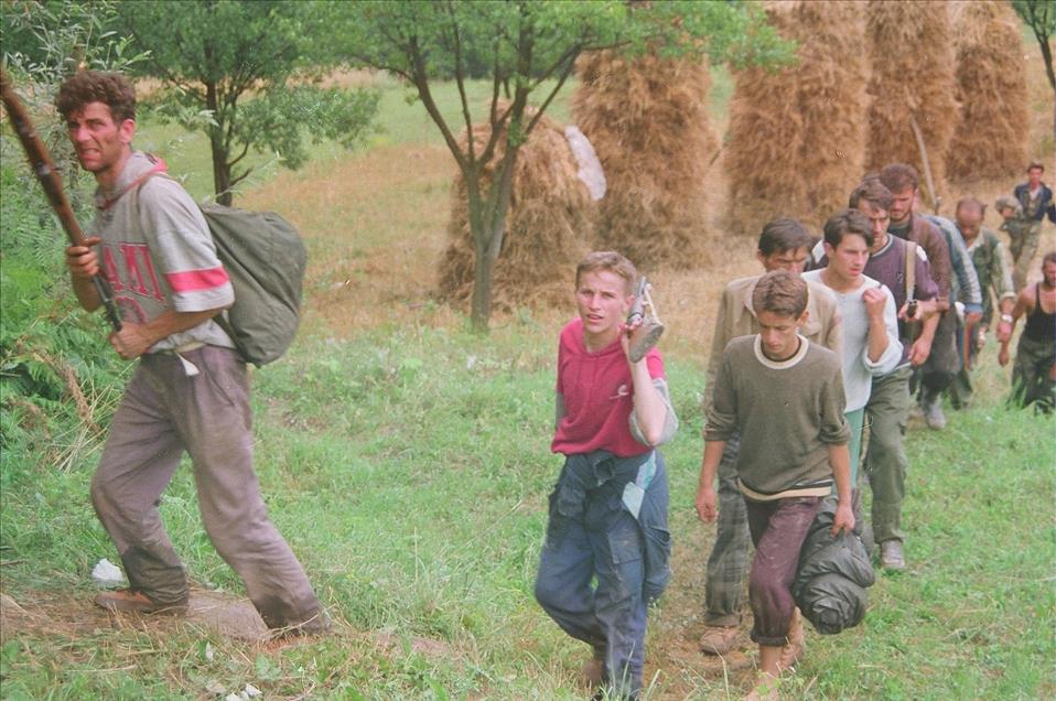 "Srebrenitsa Cehennemi''nden kaçanların ölüm yürüyüşü