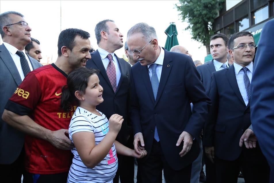 Cumhurbaşkanı adayı İhsanoğlu, İstanbul'da