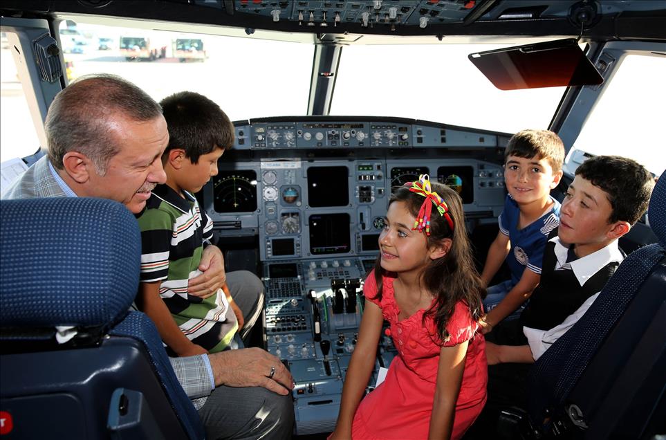 Cumhurbaşkanı adayı ve Başbakan Erdoğan Antalya'da