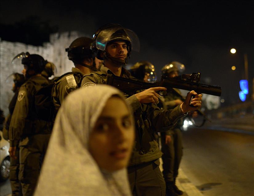 Kudüs'te Gazze'ye destek eylemi 