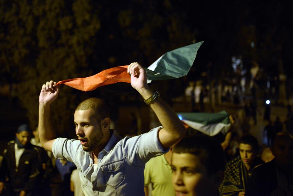 Kudüs'te Gazze'ye destek eylemi 