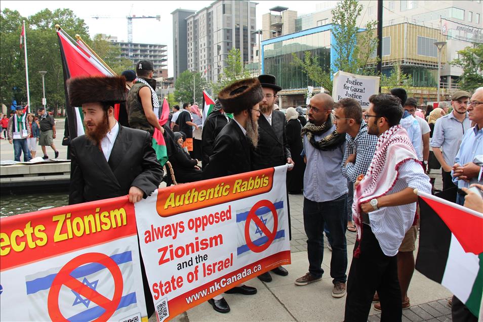 Kanada, Gazze için sokaklara döküldü