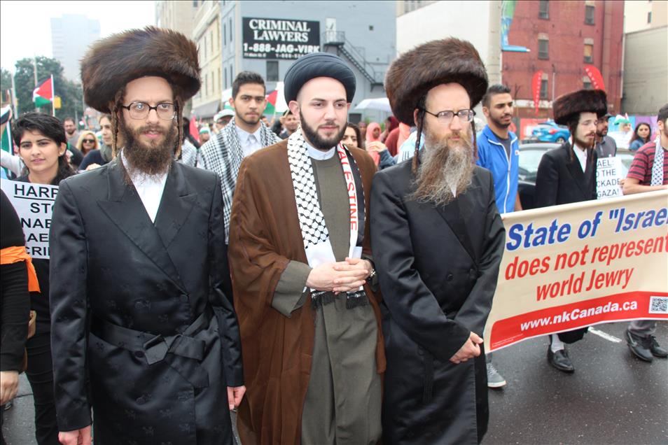 Kanada, Gazze için sokaklara döküldü