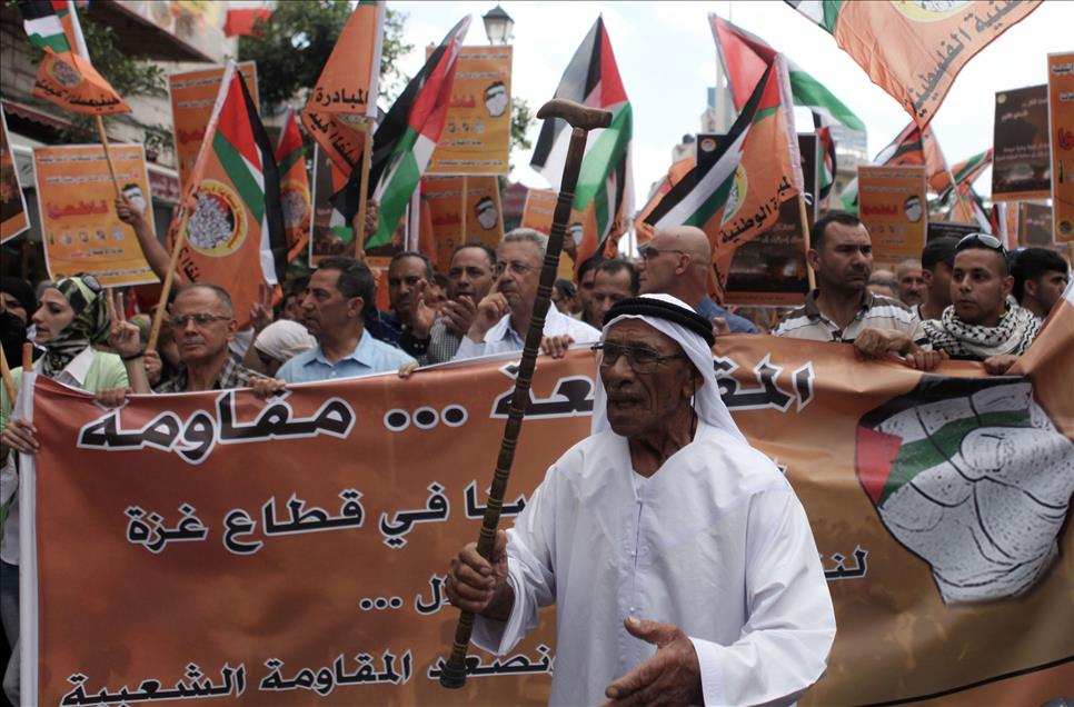 İsrail'in Gazze'ye saldırıları protesto edildi