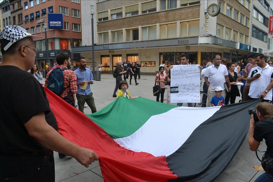 İsrail’in Gazze saldırılarının protesto edilmesi