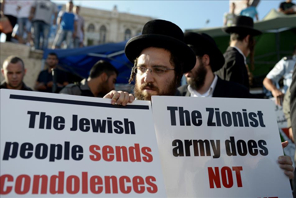 Orthodox Jews hold pro-Palestinian rally in Jerusalem - Anadolu Ajansı