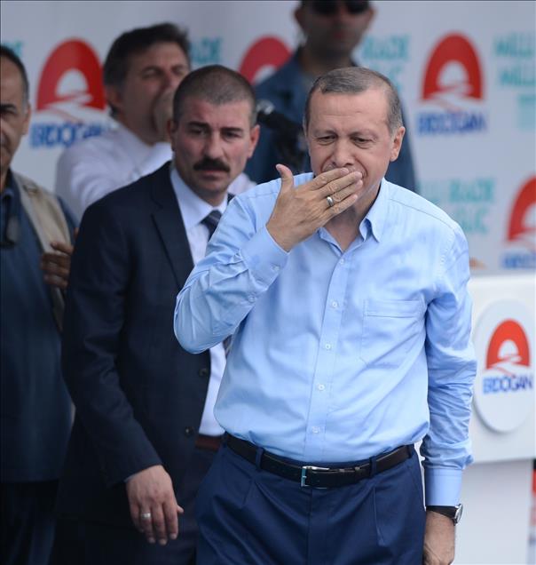 Cumhurbaşkanı adayı ve Başbakan Recep Tayyip Erdoğan