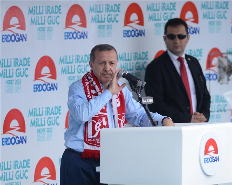 Cumhurbaşkanı adayı ve Başbakan Recep Tayyip Erdoğan