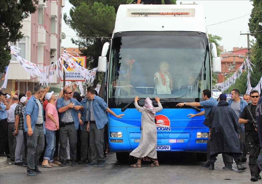 Cumhurbaşkanı adayı ve Başbakan Erdoğan, Balıkesir'de