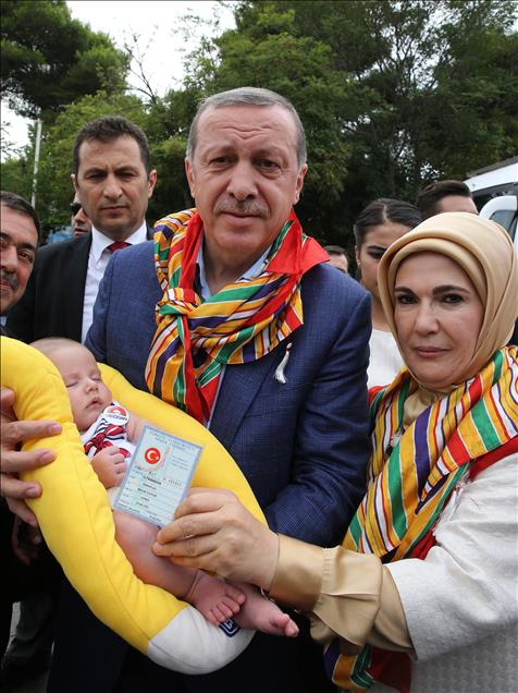 Cumhurbaşkanı adayı ve Başbakan Erdoğan, Balıkesir'de