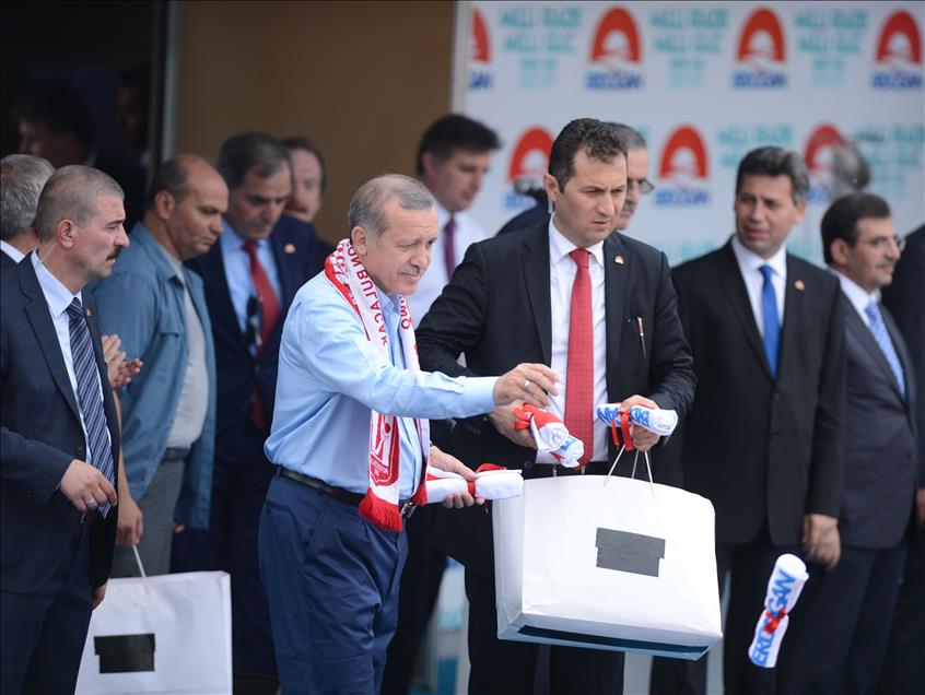 Cumhurbaşkanı adayı ve Başbakan Recep Tayyip Erdoğan