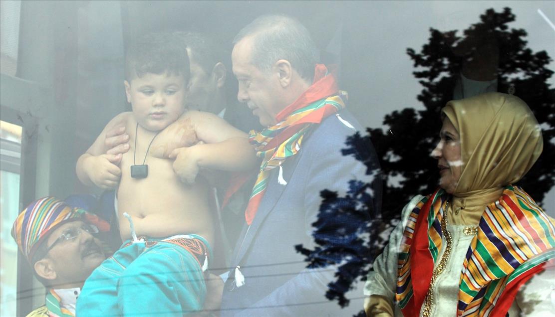 Cumhurbaşkanı adayı ve Başbakan Erdoğan, Balıkesir'de