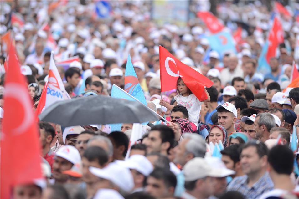 Cumhurbaşkanı adayı ve Başbakan Recep Tayyip Erdoğan