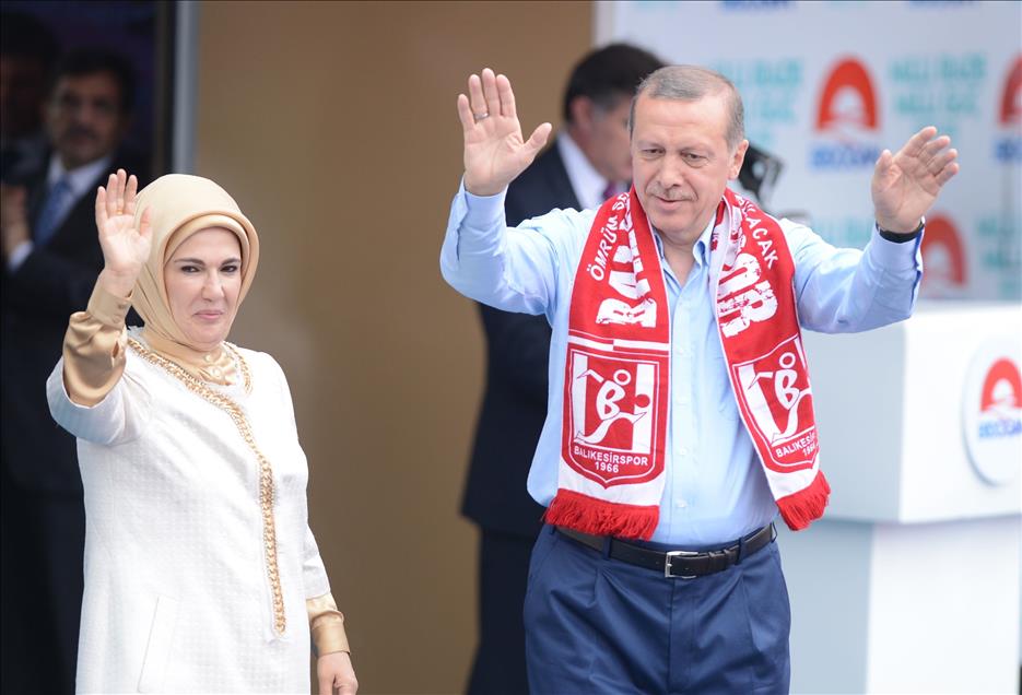 Cumhurbaşkanı adayı ve Başbakan Recep Tayyip Erdoğan