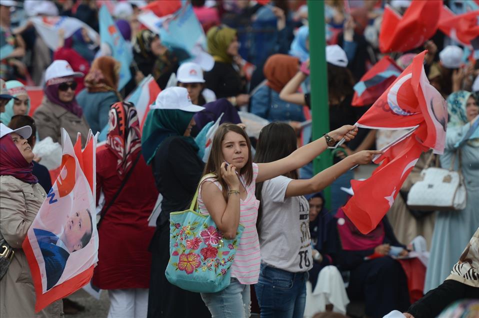 Cumhurbaşkanı adayı ve Başbakan Erdoğan, Kocaeli'de
