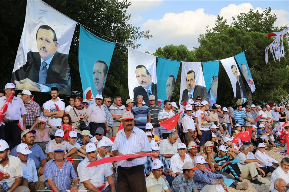 Cumhurbaşkanı Adayı ve Başbakan Erdoğan'ın Muğla mitingi