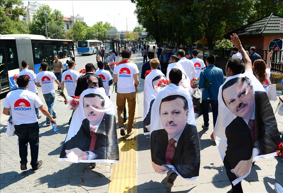 Başbakan Erdoğan'a destek yürüyüşü