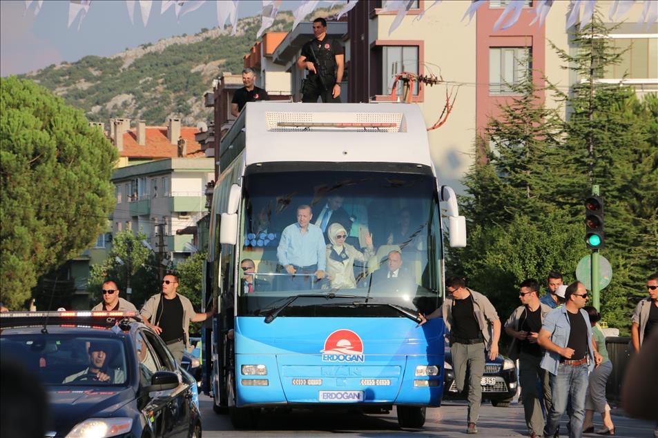 Cumhurbaşkanı Adayı ve Başbakan Erdoğan'ın Muğla mitingi