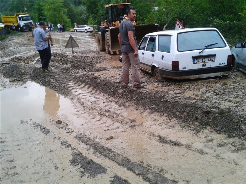 Kastamonu'da şiddetli yağış